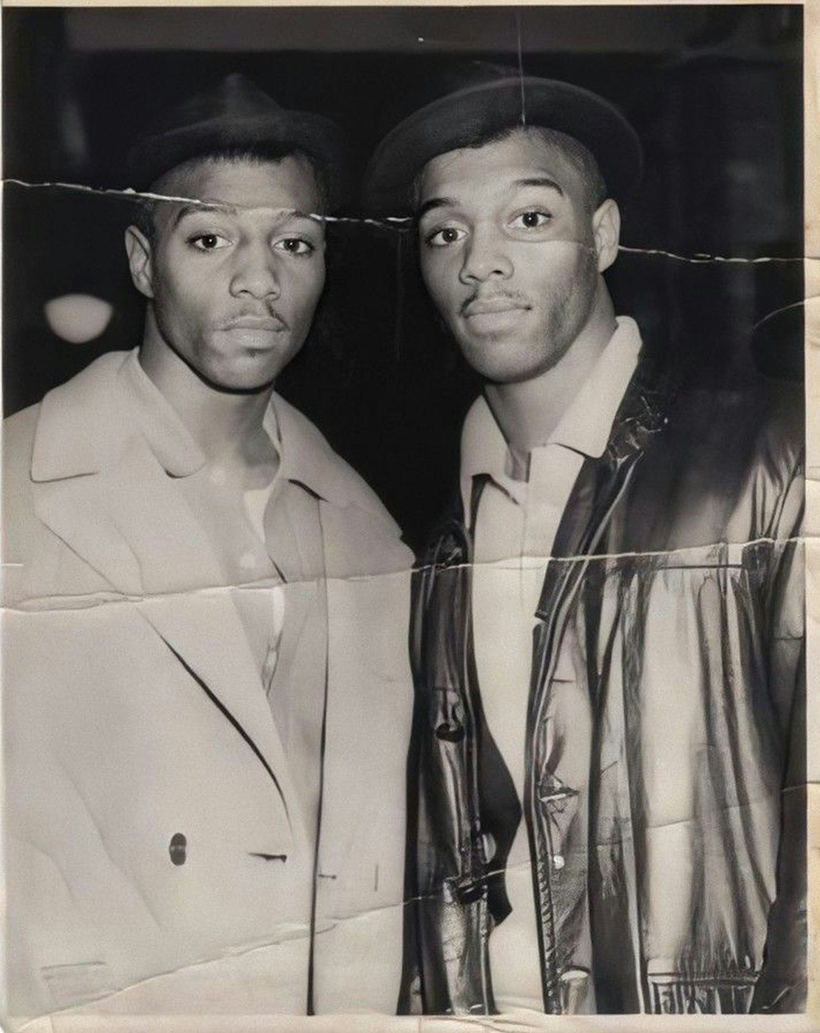 The Aleem twins, Tunde Ra and TaharQa, in 1965. Courtesy of TaharQa Aleem from his book <i>Ghetto Fighters in Harlem World</i>.